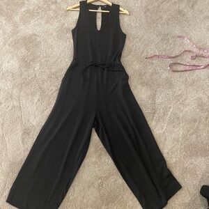 Quince French Terry Modal Jumpsuit – black – Size M